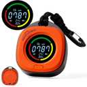 Portable CO2 Monitor,CO2 Meter with Alarm,Temperature & Humidity, CO2 Tester for Home, Car, Grow Tents, Travel,Camping