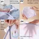 4Pcs Bra Mesh Laundry Bags for Delicates with Premium Zipper Bra Washing Bag for LaundryLingerie Bags for Washing Delicates underwear Support Frame Design,integrated washing and care