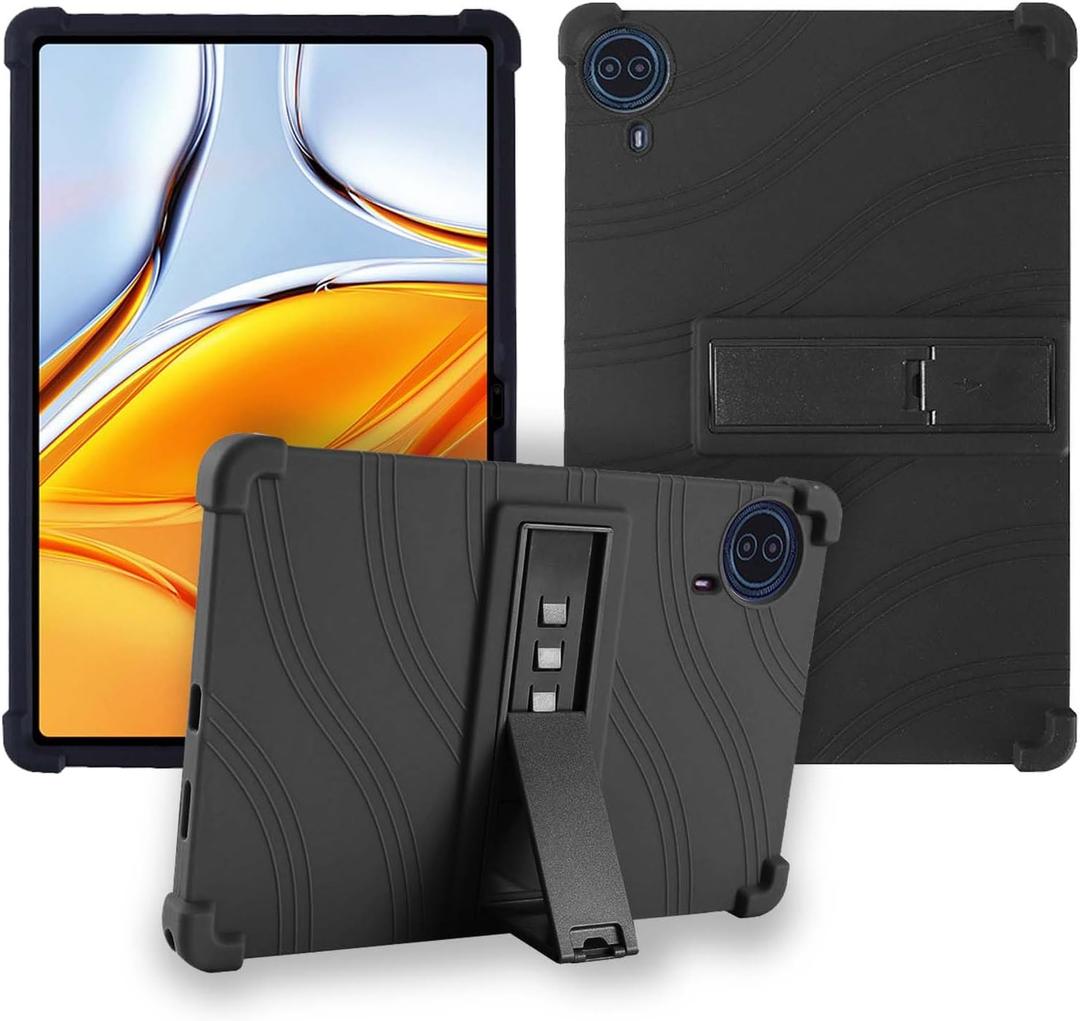 Case for Callsky-Tab Ctab 14 Tablet 14 inch, Soft Silicone Protector Cover, Kids Friendly, Adjustable Stand Tablet Cover,4 Corners Thicken Shockproof, Black