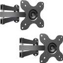 2 Packs TV Wall Mount, Bracket for Most 13-32 inch LED, LCD Monitor and Plasma TVs, Max VESA 100x100mm by XINLEI (MA1330-2)