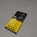 NEW'C Pack of 3 Anti-Spy Tempered Glass Screen Protector for iPhone 12 Pro Max (6.7 Inches) - Effective Scratch-Resistant - Bubble-Free - Ultra Resistant - 9H Hardness Glass, Transparent/Green