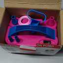 FLSEPAMB Balloon Pump, Electric Balloon Pump,Portable Dual Nozzles Electric Balloon Air Pump 110V 600W, Electric Balloon Inflator with Tying Tool, Colored Ribbons for Party Decoration