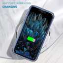 Cute Flower Case for iPhone 16e 6.1 inch Built with Screen Protector, Lightweight and Stylish Full Body Shockproof Protective Rugged TPU Case for Women/Girls-Peafowl