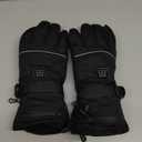 Heated Gloves 8H Working Hours Rechargeable Lithium Battery 3 Temperature Settings Electric Heat Resistant Gloves for Men Women for Sports Outdoor Climbing Hiking Skiing Winter Handwarmer (Large)