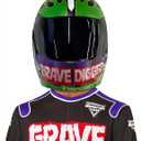 Rubies Monster Jam: Grave Digger Half-Mask for Kids, Boy's No Size