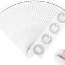 100pcs NFC Tags Sticker Programmable NFC Stickers Ntag215 Chip Rewritable RFID Stickers 504 Bytes Memory Adhesive Labels Compatible All NFC-Enabled