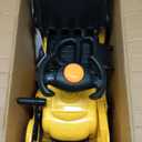 HOMCOM Ride On Excavator, Kids Bulldozer Pull Cart with Horn, Under Seat Storage, Sit and Scoot Pretend Play Toy Construction Car for Ages 18-48 Months