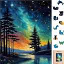 Wooden Puzzles for Adults, Unique Animal Shaped Wooden Jigsaw Puzzles for Adults, Wood Puzzles Adult for Family Game Birthday Gift with Exquisite Wooden Box (11.2 x 14.1in, 270pcs)