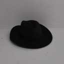 Lanzom Women Wide Brim Straw Panama Roll up Hat Fedora Beach Sun Hat UPF50+ (Large-X-Large, 02-fold Belt Black)
