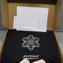 Acupressure Mat and Pillow Set - Full Body Pro Kit for Stress Relief, Muscle Relaxation & Pain Relief - Natural Eco-Friendly Linen & Coconut Fiber Mat - Includes Carrying Bag (Black)