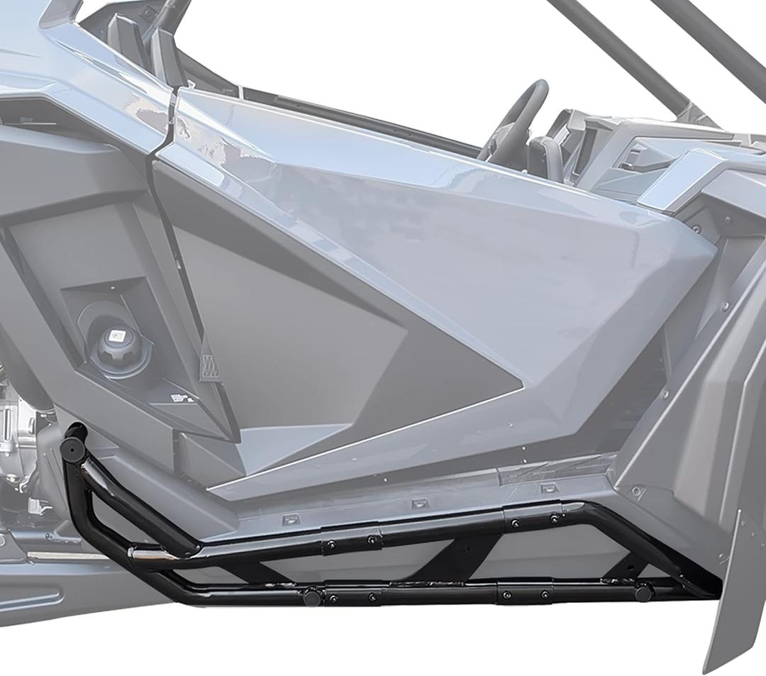 Nerf Bars Rock Sliders Heavy Duty Steel for Polaris RZR PRO XP 20-25, Tree Kickers Side Steps Combined Side Bumper for Polaris RZR PRO XP/PRO R/Turbo R/Pro S 2020-2025 Accessories (2 Seat)