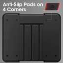 2 x Aujen Silverware Organizer - Expandable Kitchen Drawer Organizer, Adjustable Utensil Organizer, Cutlery Tray for Forks, Knives, Multipurpose Kitchen Organizers and Storage Solution, Black, Medium