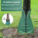 25 Pack 20 Gallon Tree Watering Bags Heavy Duty Slow Release Irrigation Bags for Trees, Reusable Tree Gator Bags for Watering Trees, Durable PVC Tree Water Bags with 5-8 Hour Drip Release Time