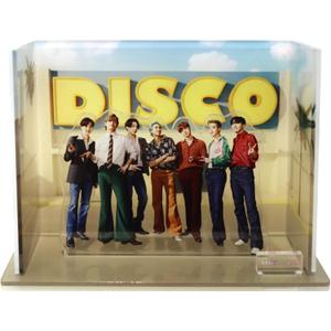 BTS MV Acrylic Diorama Stand - K-pop Music Video Scene Display with Background Panels and Logo Slot, Collectible K-Pop Merchandise Desk Decor, 9.65 x 6.69 x 0.12