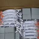 meccein 24-Pack 6 Inch LED Recessed Lights 6500K Daylight Ultra-Thin Canless Wafer Downlight with Junction Box, 12W 1050LM Ceiling Lights for Kitchen Living Room Hallway Office&FCC