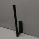 theaoo Paper Towel Holder - Under Cabinet Paper Towel Holder for Kitchen, Adhesive Paper Towel Roll Rack for Bathroom Towel, Wall Mounted Matte Black Paper Towel Rack, SUS304 Stainless Steel