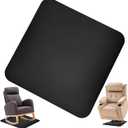 Recliner Pads for Hardwood Floors, Under Recliner Floor Protectors Furniture Pads to Keep Furniture from Sliding, Swivel Chairs Recliner mats for Hardwood Floors Non Slip Recliner Grippers (Sq-Black-30 "x30")