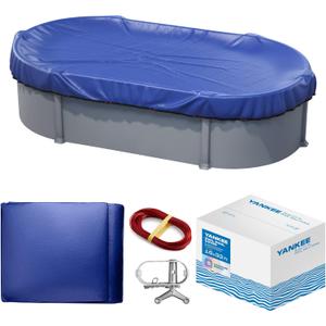 Yankee Pool Cover for Oval Pool | 16 x 32-ft | Oval Winter Pool Cover for Above Ground Pools | Extra Thick & Durable, UV-Resistant | Above-Ground Pool Protection