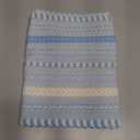 Artoid Mode Sky Blue Farmhouse Woven Table Runner, Seasonal Holiday Rustic Kitchen Dining Table Decoration for Home Party Decor 12x72 Inch