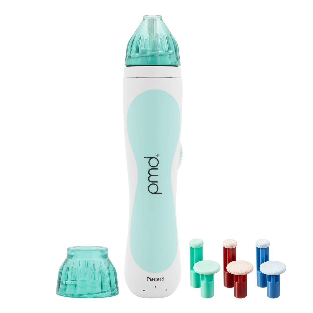 PMD Personal Microderm Classic - At-Home Microdermabrasion Machine with Kit for Face & Body (Teal)