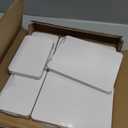 6 PCS Buffet Risers, Foldable Food Risers for Buffet Table, Display Stands for Party, White Cake Cupcake Stands for Food Display, Catering Supplies (7.8" Hx3, 4" Hx3)