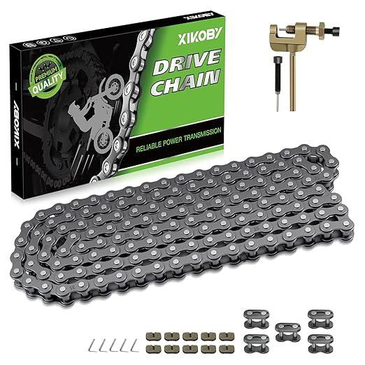 XIKOBY 35 Chain 140 Links Chain Breaker Kit for Mini Bike Coleman CT100U CC100X Baja DB30 Blitz Racer Motovox MBX10 MBX11 Monster Mega Moto 80 105cc Predator 212cc 100cc 97cc Go Kart Minibike Parts