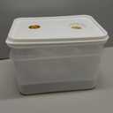 Domensi 2 Pack 3.5 Gallon Drink Dispenser for Fridge with Spigot Water Dispenser Leak Proof Lids Filter Screen Beverage Juice Container Sealed Plastic Lemonade Milk Cold Hot Drink Tea Jug for Party