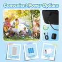 Automatic Bubble Machine for Kids - 3 Size Bubbles, 2 Speeds, Outdoor Toys for Toddlers 1-3, Toys for 1 3 4 5 6 7 8 Years Old Boys Girls, Gift for Party Wedding Birthday Outside (All Black)