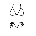 Women Slimming And Shielding Two Piece Swimsuit For With Straps Tummy Control Bathing Suits Black XL