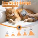 AIRROBO Dog Grooming Vacuum and Kit with Clipper Nail Trimmer Grinder, 12000Pa Pet Vacuum for Shedding Grooming, 2L Large Capacity Dog Hair Vacuum with 8 Pet Grooming Tools, PG100 Plus (Light Gray-8-in-1)