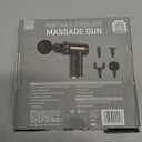 Massage Gun, Mini Deep Tissue Massage Gun, 6 Speeds Deep Percussion Muscle Massager with 4 Massage Heads, 1800mAh Battery, Type-C Charging,
