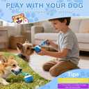Interactive Dog Ball Toy (3.35x2.76in), 2026 Upgraded Automatic Rolling Ball with 3 Modes, USB Rechargeable, Smart Motion Pet Ball, for Small Medium Large Dogs Indoor Outdoor Play (Blue)