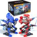 Hydraulic Boxing Bots Building Kit, STEM Educational Fighting Game Set, 2-Player Battle Robot Toy for Kids, Cool Birthday Gift for Boys Age 5 6 7 8 9 10