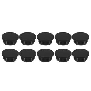 MECCANIXITY Silicone Rubber Hole Plug 32.3mm Diameter Soft Flexible Stopper for 31-32mm Hole Black 10 Pieces