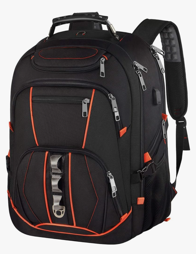 Travel Laptop Backpack,Extra Large 18.4 inch Gaming Laptop Backpacks with USB Charging Port,Big Capacity TSA Friendly RFID Anti Theft Pocket Durable College unisex Heavy Duty Computerbag