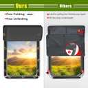 RV Door Window Shade Cover - Magnetic RV Blackout Window Cover with UV Protection and Privacy Features (25 * 16 in) Foldable Magnet Design, Waterproof Fabric (Black, 1 Pack (25"L x 16"W))