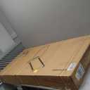 Folding Foldable Walking Pad Treadmill with Handle Bar and Adjustable Incline, 3.5HP Portable Electric Treadmills with Handles for Home Small, Home Treadmills with Incline, 0.6-7.6MPH, 350LBS, (Black 1)