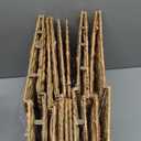 12x12in Storage Baskets Set of 4 Water Hyacinth Baskets,Foldable Handwoven Storage Cubes,Wicker Cube Baskets Laundry Organizer Totes for Home