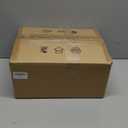 KCO Lighting Mid Century Modern Large Semi Flush Mount Ceiling Light Fixture White and Gold Living Room Flush Mount Ceiling Light Vintage Milk Glass Globe Close to Ceiling Light