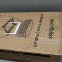 ANGELBLISS 3 in 1 Baby Bassinet, Rocking Bassinets Bedside Sleeper with Calming Motion, Portable Nest for Newborn Infant, Breathable Mesh (Grey)