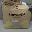 EHEYCIGA Fluffy Dog Crate Bed for Small Dogs, Plush Faux Fur Crate Pad, Calming Anti Anxiety Small Dog Bed, Washable Soft Warm Mat with Non-Slip Bottom, Camel