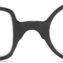 Classic Reading Glasses for Seniors Stylish Frame with Round and Square Lenses, Unisex Readers for Men and Women