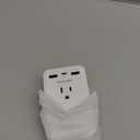 2 to 3 Prong Outlet Adapter, BEONDON Outlet Extender with 3 USB Ports(1 USB-C) and 6 AC Outlets, 3-Sided Power Strip for Non-Grounded Outlets in Old Houses, Hotels (white)