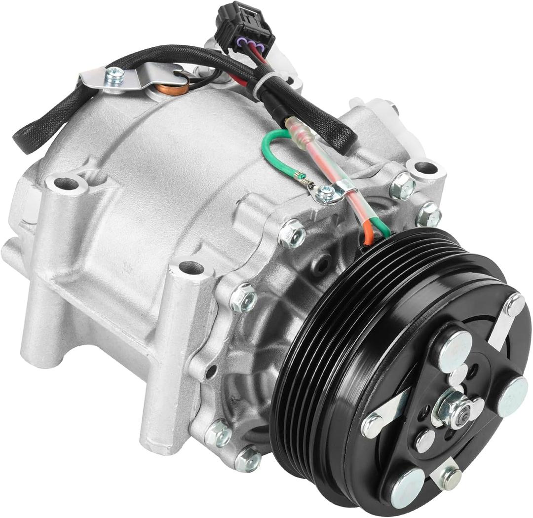 TadaMark A/C Air Conditioner Compressor With Clutch Fit for Honda Fit 1.5L 2009-2014 L4 2009 2010 2011 2012 2013 2014 Compressor comes with 5 Grooves, Replace for CO-11312C