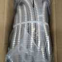 Giraffe Tools Garden Hose 50ft x 5/8", 304 Stainless Steel Metal Water Hose, No Kink Garden Water Hose with 9 Pattern Spray Nozzle, Flexible, Lightweight, Kink Free Hose for Yard, Outdoor