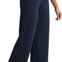 G4Free Smoofit Modal Soft Wide Leg Pants for Women Elastic Waist 7/8 Length Ankle Casual Dressy Sweatpants (L)