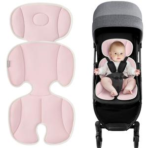 Baby Stroller Cooling Pad Universal Soft Cooler Pad Breathable Adjustable Car Seat Liner Detachable 2-Piece Cooling Cushion Fits Strollers, Car Seat, High Chair, Bassinet, Swing