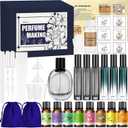 Perfume Making Kit- DIY Cologne Making Kit for Men, Make Your Own Scent with Essential Oil, Spray Bottle, Men's Fragrances Maker, Scent Set, Perfume Gifts for Women Girls Boyfriend