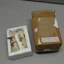 Newman House Studio Easter-Decorations Bunny-Decor Spring-Figurines Table-Centerpiece - 2PC Spring Decorations Resin Rabbits with Carrot and Flower Tabletop Ornaments for Home Farmhouse 4.5H inch