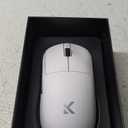 A7 Pro Wireless Gaming Mouse, Tri-Mode Connection, 59 Grams, PAW3395 26K DPI Sensor, Wired 8K/Wireless 1K Polling, 130 Hour Battery Life - White
